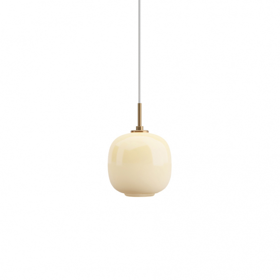 Louis Poulsen VL45 175 Radiohuspendel Pale Yellow/Brass