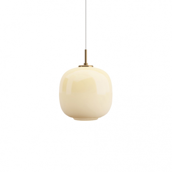 Louis Poulsen VL45 250 Radiohuspendel Pale Yellow/Brass