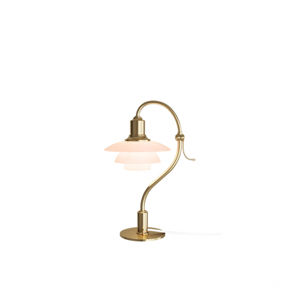 PH 2/2 The Question Mark Bordslampa Pale Rose/Brass i gruppen Belysning / Inomhus / Bordslampor hos Vxj Elektriska (5744162953)