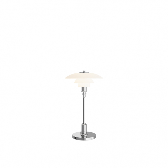 PH 2/1 Portable Bordslampa High Lustre Chrome Plated i gruppen Belysning / Inomhus / Uppladdningsbara lampor hos Vxj Elektriska (5744170437)