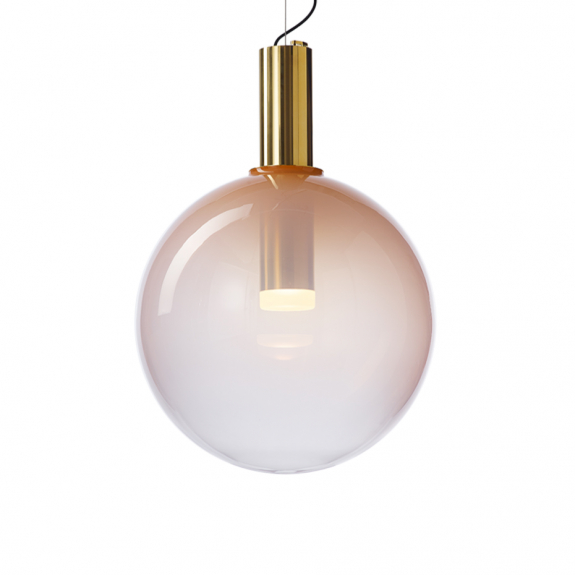 Phenomena Pendel Large Sphere Flamingo Pink/Brushed Gold i gruppen Belysning / Inomhus / Taklampor hos Växjö Elektriska (8595610927271)