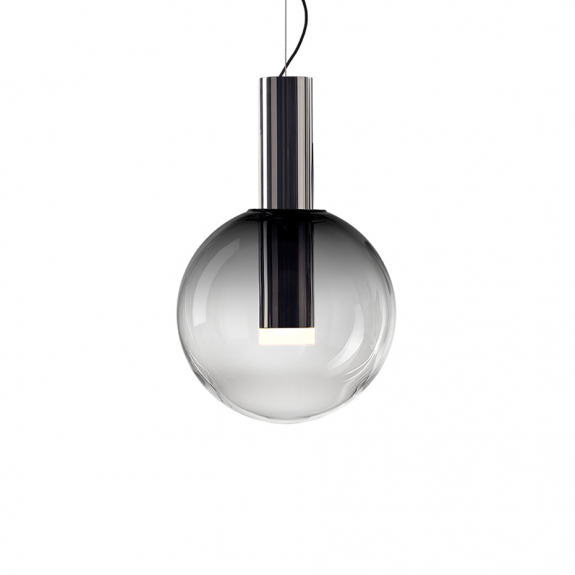 Phenomena Pendel Small Sphere Smoke/Brushed Silver i gruppen Belysning / Inomhus / Taklampor hos Växjö Elektriska (8595610927738)