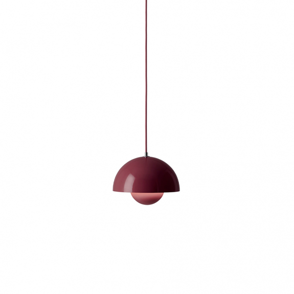 Flowerpot Pendel VP1 23cm Dark Plum i gruppen Belysning / Inomhus / Taklampor hos Vxj Elektriska (ANDT-133082A180)