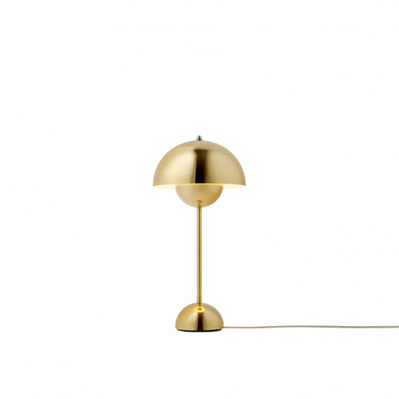 Flowerpot Bordslampa VP3 Brass-Plated i gruppen Belysning / Inomhus / Bordslampor hos Vxj Elektriska (ANDT-133084A268)