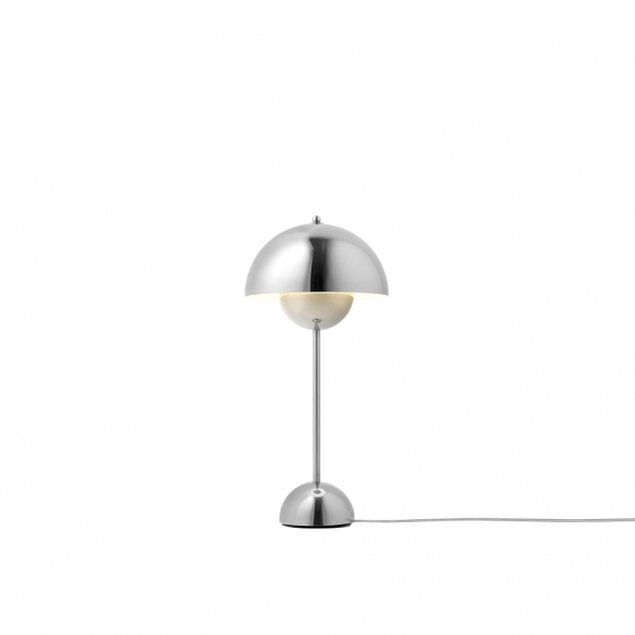 Flowerpot Bordslampa VP3 Chrome-Plated i gruppen Belysning / Inomhus / Bordslampor hos Vxj Elektriska (ANDT-133084A274)