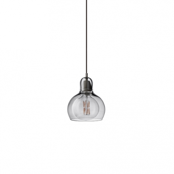 Mega Bulb Pendel SR2 18cm Silver Glass & Black Cord i gruppen Belysning / Inomhus / Taklampor hos Vxj Elektriska (ANDT-133155A131)