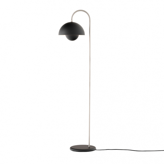 Flowerpot Golvlampa VP12 Matt Black i gruppen Belysning / Inomhus / Golvlampor hos Vxj Elektriska (ANDT-136978A218)