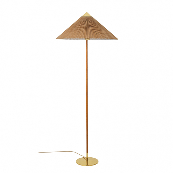 9602 Golvlampa Polished Brass/Bamboo i gruppen Belysning / Inomhus / Golvlampor hos Vxj Elektriska (GUB-10121226)