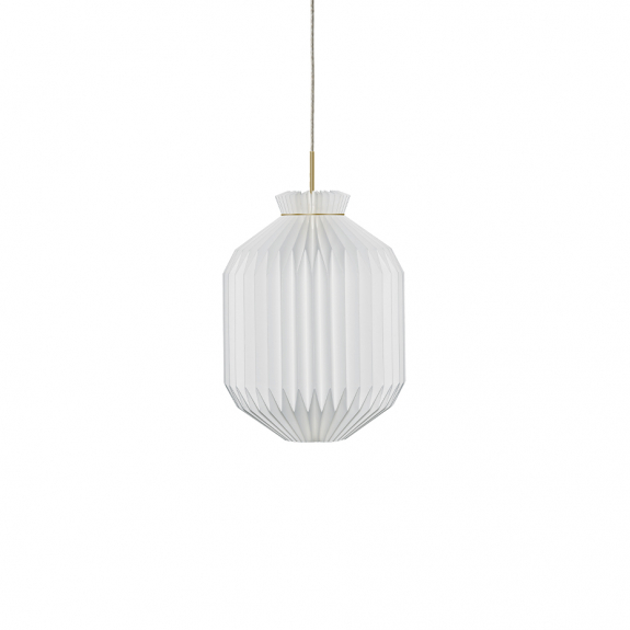 Le Klint 105 Anniversary Pendel Large White/Golden Fitting i gruppen Belysning / Inomhus / Taklampor hos Vxj Elektriska (LEK-105LGO)