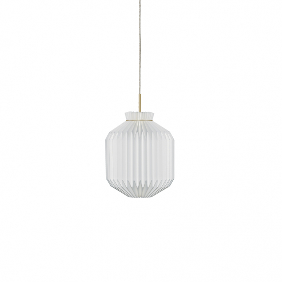 Le Klint 105 Anniversary Pendel Small White/Golden Fitting i gruppen Belysning / Inomhus / Taklampor hos Vxj Elektriska (LEK-105SGO)