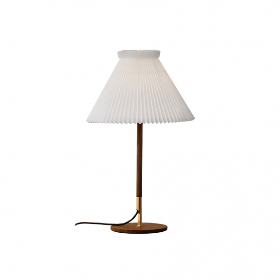 Le Klint 328 LK 80 Bordslampa Smoked Oak/Brass i gruppen Belysning / Inomhus / Bordslampor hos Vxj Elektriska (LEK-328TSO)