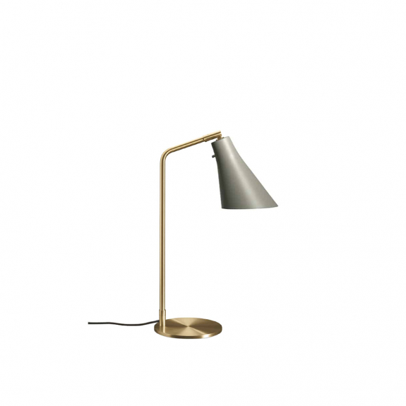 Miller Bordslampa Silk Grey/Brass i gruppen Belysning / Inomhus / Bordslampor hos Vxj Elektriska (RUBN-850171110)