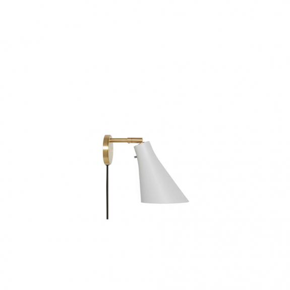 Miller Vgglampa Silk Grey/Brass i gruppen Belysning / Inomhus / Vgglampor hos Vxj Elektriska (RUBN-850261110)