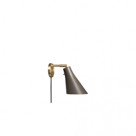 Miller Vgglampa Umbra Grey/Brass i gruppen Belysning / Inomhus / Vgglampor hos Vxj Elektriska (RUBN-850261126)