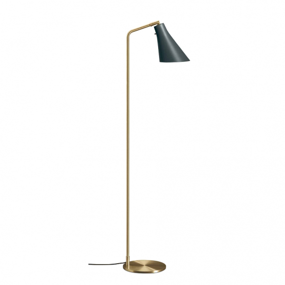 Miller Golvlampa Slate Grey/Brass i gruppen Belysning / Inomhus / Golvlampor hos Vxj Elektriska (RUBN-850371125)