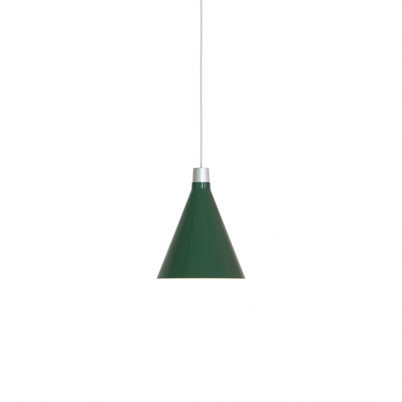 Bower Pendel Small Dark Green + Sphere III LED Blub i gruppen Belysning / Inomhus / Taklampor hos Vxj Elektriska (TALA-292427)