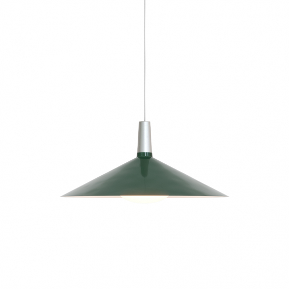 Bower Pendel Large Dark Green + Oval II LED Blub i gruppen Belysning / Inomhus / Taklampor hos Vxj Elektriska (TALA-292441)