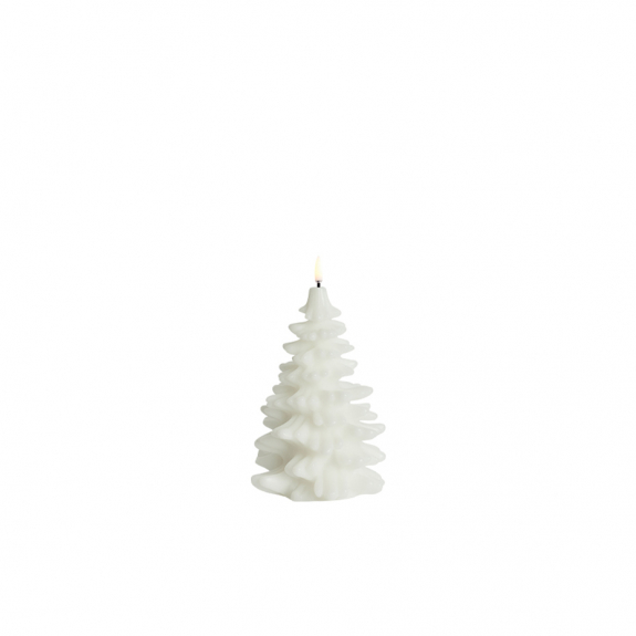 Christmas Tree LED Candle 11x21cm Nordic White i gruppen Inredning / Inredningsdetaljer / Ljushllare & Ljus hos Vxj Elektriska (UL-XT-NW21)